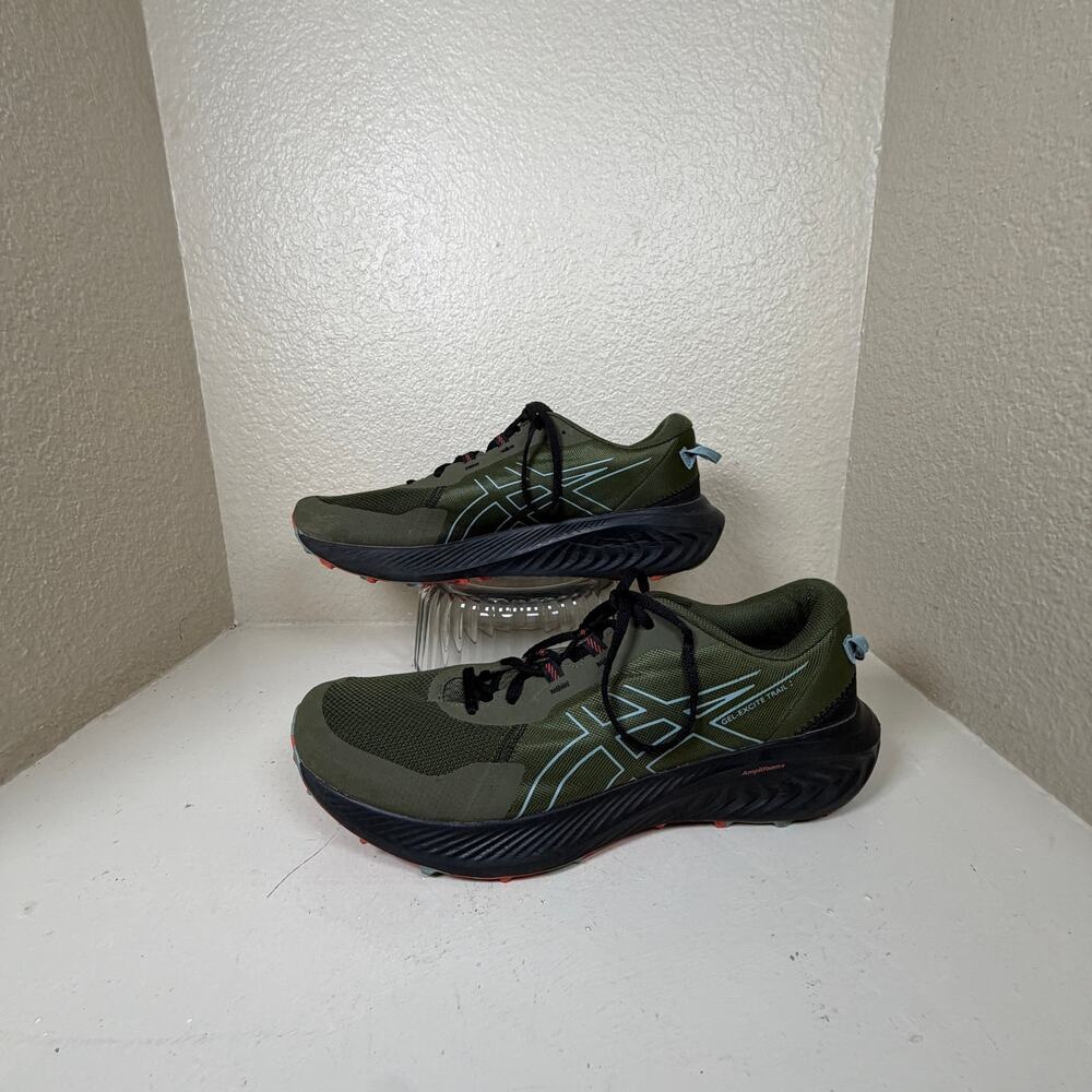 ASICS Gel Excite Trail 2 running shoes in Smog Green size 11.5 Excellent Cond